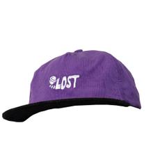 Boné Lost Aba Reta Dad Cap Lost Veludo WT25 Roxo