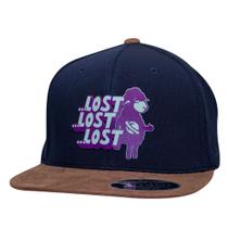 Boné Lost Strapback Fitão Dont Follow Me Azul