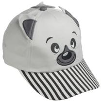 Boné Lúdico 02-04 Anos Pimpolho Cinza Lêmure