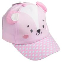 Bone Ludico 02-04 Anos Pimpolho Urso Rosa Bone Ludico 02-04 Anos Pimpolho Urso Rosa