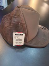 Boné marrom trucker americano