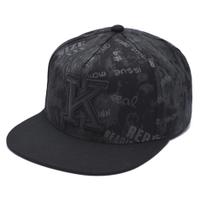 Boné Masculina Snapback com K Bordado com Aba Reta