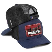 Boné Masculino Country Agro Muladeiros Mula Muares Bordado Premium