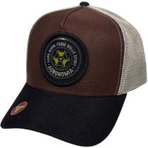 Boné Masculino Country Telinha Trucker Snapback Aba Curva 6g