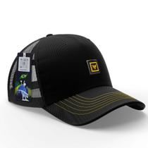 Boné Masculino Country Trucker Telinha Aba Curva DuAgro
