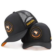Boné Masculino e Feminino Sharecropper Preto Ajustável Estilo Country