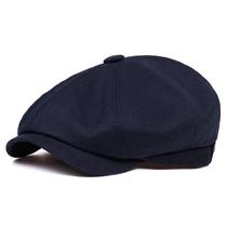 Boné Masculino Retrô Gatsby - Chapéu de Sarja de Algodão com 8 Painéis Boné Masculino Retrô Gatsby - Chapéu de Sarja de Algodão com 8 Painéis