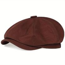 Boné Masculino Retrô Gatsby - Chapéu de Sarja de Algodão com 8 Painéis Boné Masculino Retrô Gatsby - Chapéu de Sarja de Algodão com 8 Painéis