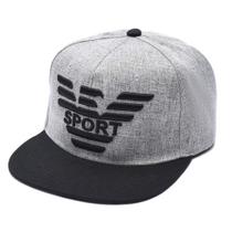 Boné Masculino Snapback com Águia Bordada Sport com Aba Reta