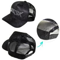 Boné Masculino Sterk Trucker Aba Curva Preto Telinha Boné Masculino Sterk Trucker Aba Curva Preto Telinha