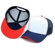 Boné Masculino Trucker Aba Curva Liso Básico Telinha Respirável Ajustável Várias Cores Boné Masculino Trucker Aba Curva Liso Básico Telinha Respirável Ajustável Várias Cores