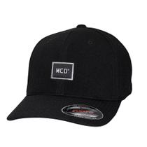 Boné MCD Aba Curva Flexfit Fechado Preto Boné MCD Aba Curva Flexfit Fechado Preto