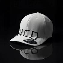 Boné MCD Aba Curva Snapback Flexfit WT25 Cinza Claro