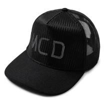 Boné MCD Aba Curva Trucker MCD Tela SM25 Preto