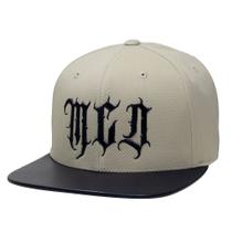 Boné MCD Aba Reta Fitão Strapback Especial Flexfit Bege