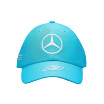 Boné Mercedes-AMG Petronas F1 George Russell 2023 Azul Oficial Edição Exclusiva Boné Mercedes-AMG Petronas F1 George Russell 2023 Azul Oficial Edição Exclusiva