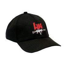 Boné Militar Rip Stop com Patch Aplicado HK Preta Boné Militar Rip Stop com Patch Aplicado HK Preta