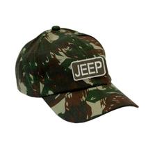 Boné Militar Rip Stop com Patch Aplicado Jeep 1 Camuflado