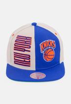 Boné Mitchell & Ness Aba Reta New York Knicks Off White