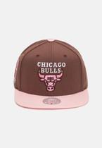 Boné Mitchell & Ness NBA Neopolitan Snapback Chicago Bulls Marrom