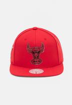 Boné Mitchell & Ness NBA Now You See Me Chicago Bulls Vermelho