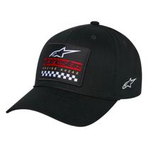 Boné Moto Casual Alpinestars Matrix Snapback Preto Boné Moto Casual Alpinestars Matrix Snapback Preto