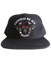 Boné Motoclube Caveiras De Aço Oficial - Snapback