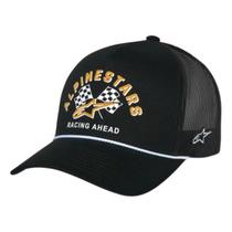 Boné Motoqueiro Casual Alpinestars Finisher Trucker Preto Boné Motoqueiro Casual Alpinestars Finisher Trucker Preto