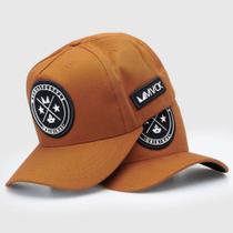 Boné MVCK Snapback Brasão Caramelo