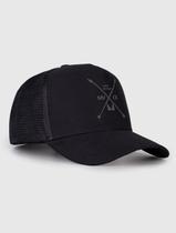 Bone MVCK Trucker Texas All Black Cor:PretoTamanho:Unico