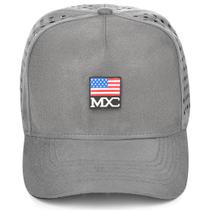 Boné MXC BRASIL Strapback Aba Curva Trucker Camurça