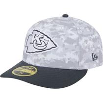 Bone New Era 59FIFTY Fitted Low Profile Kansas City Chiefs NFL Salute To Service 2024-25