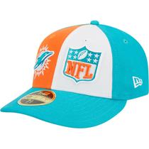 Bone New Era 59FIFTY Fitted Low Profile Miami Dolphins Sideline 2023
