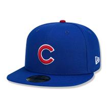 Boné New Era 59FIFTY MLB Chicago Cubs Aba Reta Fitted