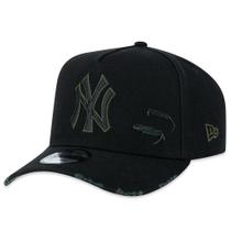 Boné New Era 940 A-Frame New York Yankees MLB Camo Preto