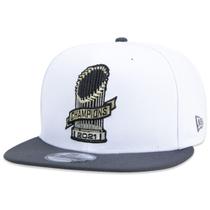 Bone New Era 9FIFTY Atlanta Braves Campeao World Series 2021 Parade Aba Reta Snapback Branco