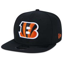 Boné New Era 9FIFTY Original Fit Snapback NFL Cincinnati Bengals Aba Reta Preto