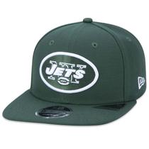 Bone New Era 9FIFTY Original Fit Snapback NFL New York Jets Aba Reta Verde Aba Reta Snapback Verde