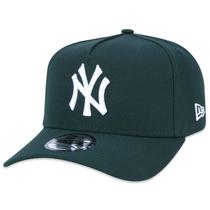 Bone New Era 9FORTY A-Frame Snapback MLB New York Yankees Aba Curva Verde Aba Curva Snapback Verde