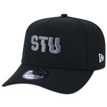 Bone New Era 9FORTY A-Frame Snapback STU Skate Total Urbe Aba Curva Preto Aba Curva Snapback Preto