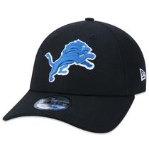 Bone New Era 9FORTY Snapback NFL Detroit Lions Aba Curva Azul Aba Curva Snapback Preto