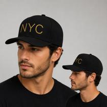 Boné New York Aba Curva Anth Co Snapback Nyc Premium -