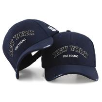 Boné New York Bege Original Use Young Masculino Feminino