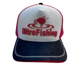 Boné Nitro Fishing Vermelho/Caramelo Boné Nitro Fishing Vermelho/Caramelo