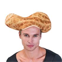 Boné Novelty Food Costume Cap Funny Peanut Hat para adultos