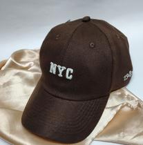 Boné NY New York City Retro Masculino Aba Curva