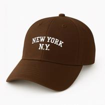 Boné Ny New York Retrô Baseball Original Masculino Feminino Aba Curva Strapback