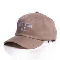 Boné Ny New York Retro Basebol Aba Curva Masculino e Feminino Regulagem Fitão
