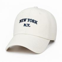Boné ny new york retro beisebol aba curva masculino e feminino regulagem fitão mants