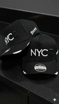Boné Nyc New York City Hype Aba Curva Rasgadinho Boné Nyc New York City Hype Aba Curva Rasgadinho